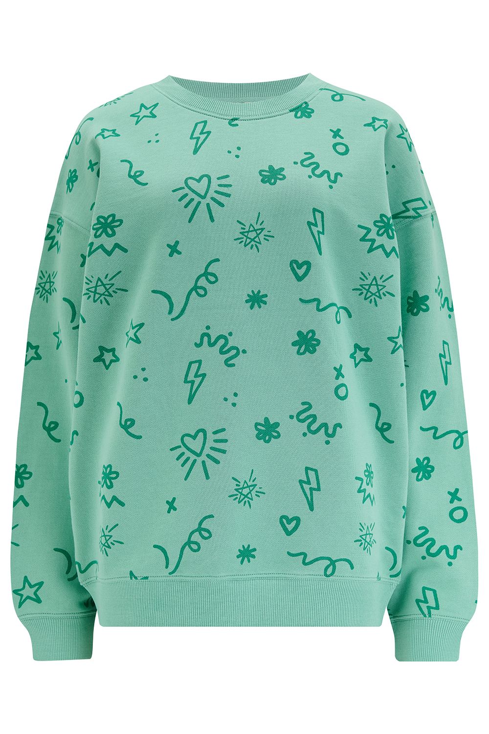 Sugarhill Brighton Eadie Green Sweatshirt Shop Online at Morris et al
