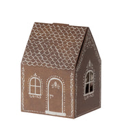 Santa Mouse with Gingerbread House