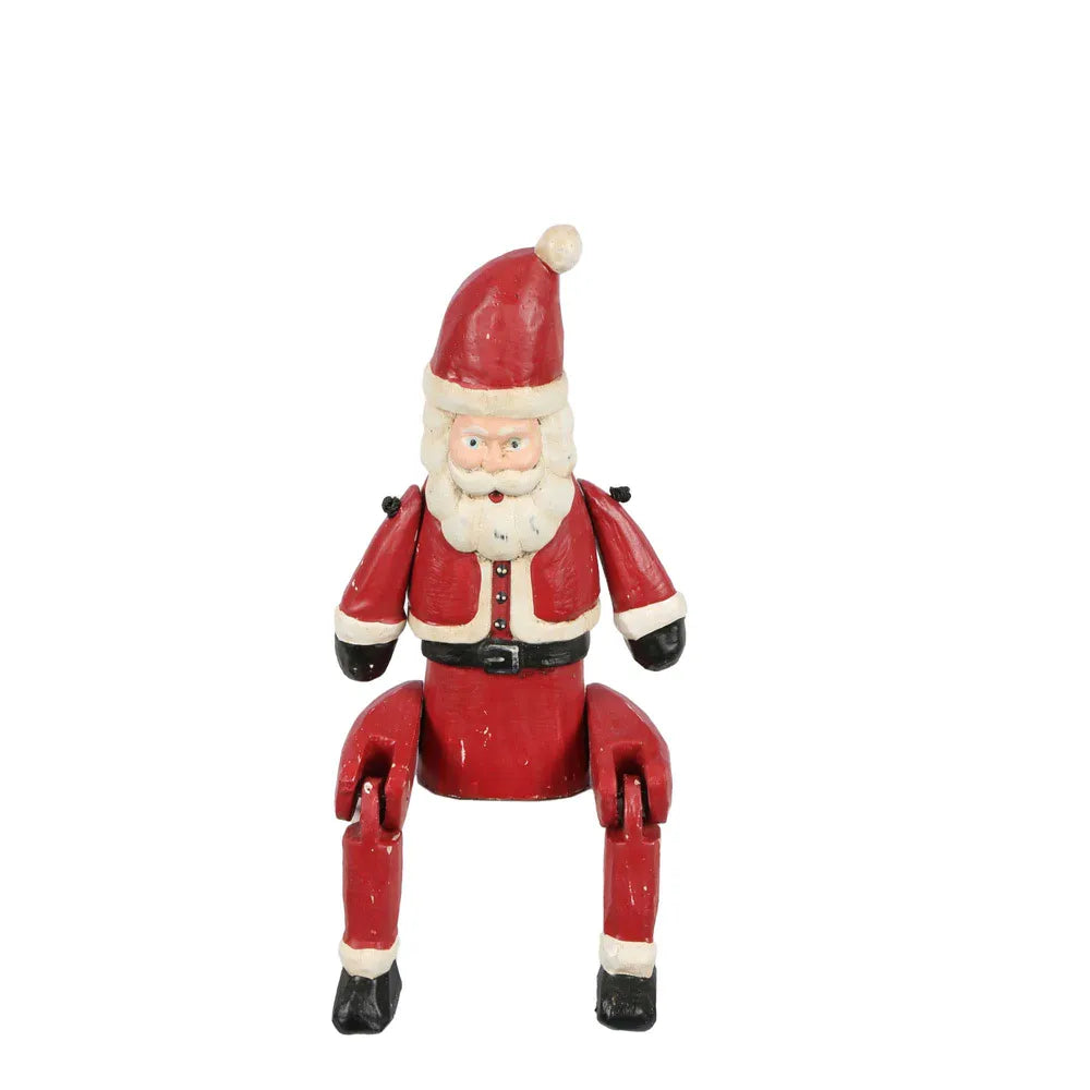 Santa Wooden Puppet