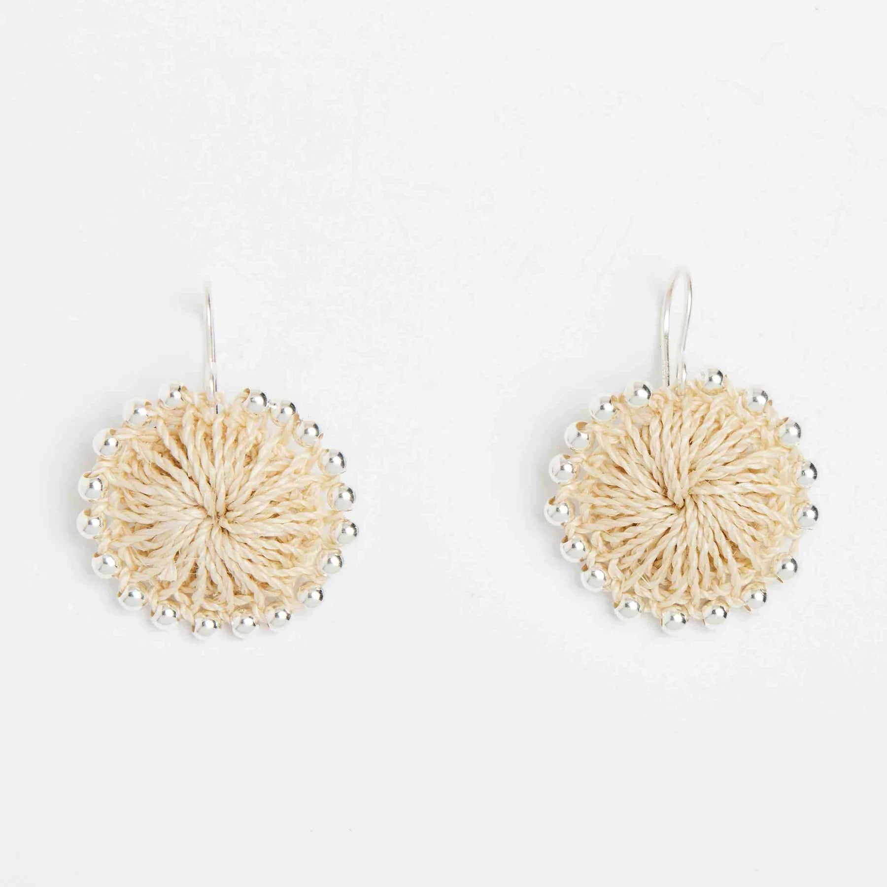 Bilum & Bilas Nambis Earrings in Silver