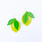 Denz & Co Lemon Dangle Earrings