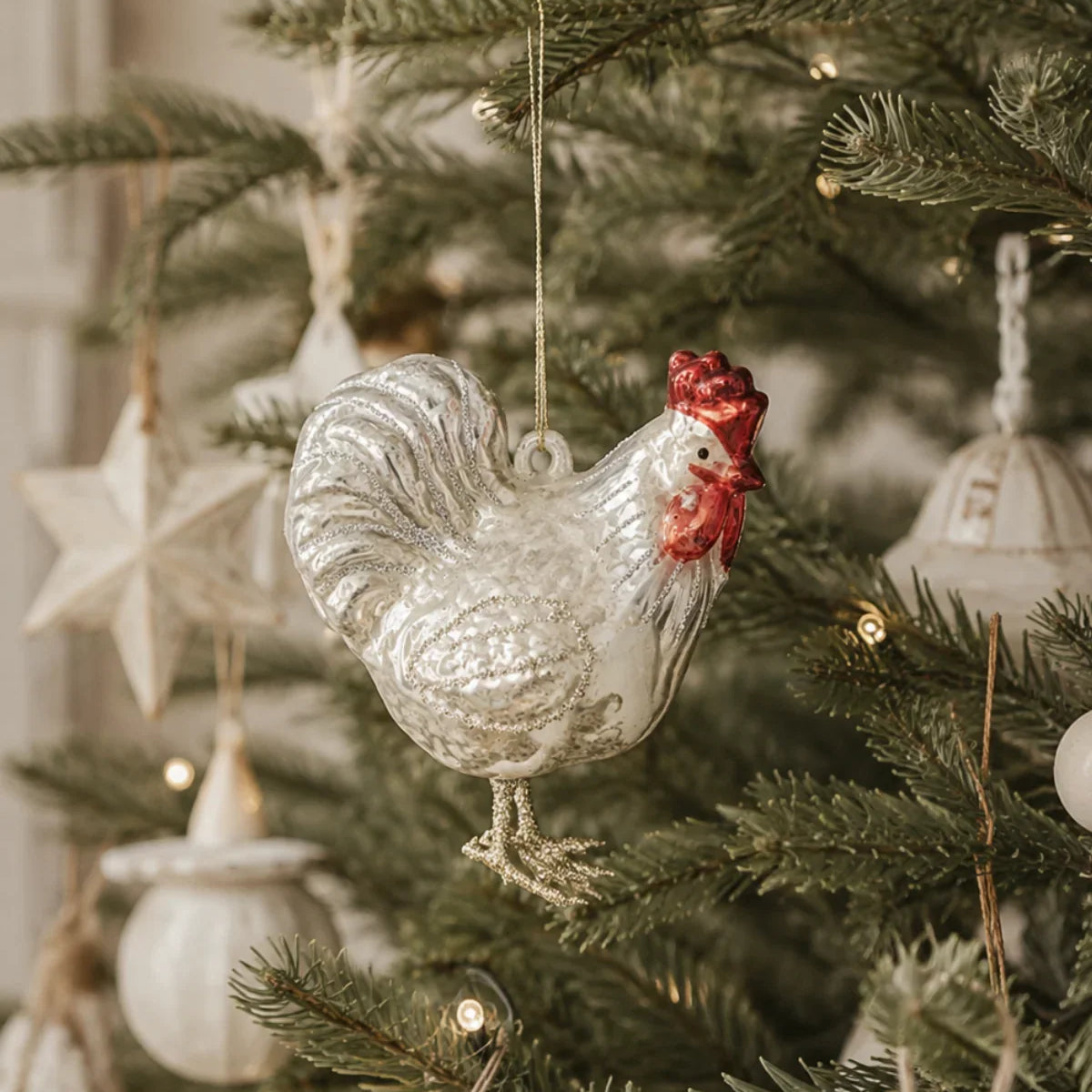 Vixen & Velvet Vintage Rooster Decoration