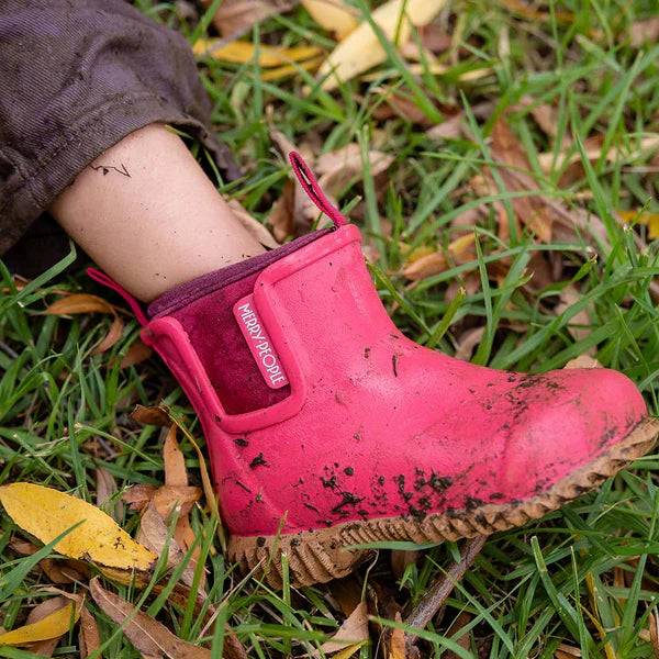 Kids Bobbi Boots- Fuchsia