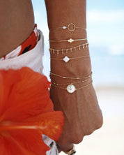 Delphine Bracelet- White