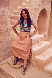 Olga de Polag Milwaukee Solenne Sirt in Caramel
