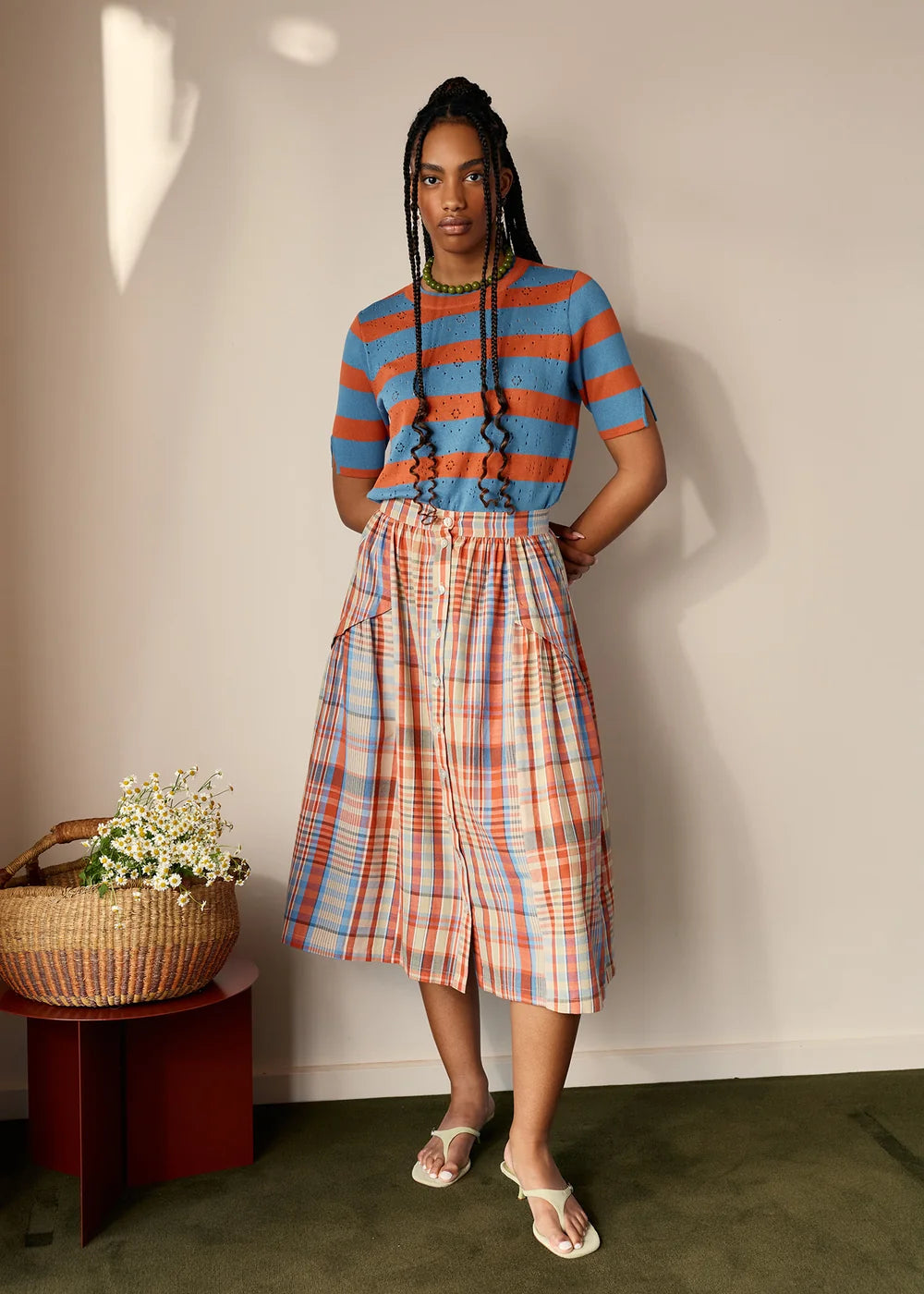 Nancybird Acacia Skirt Coast Check