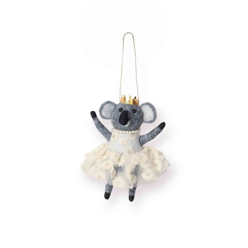La La Land Felt Ornament Cute Koallerina