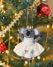 Felt Ornament- Cute Koallerina