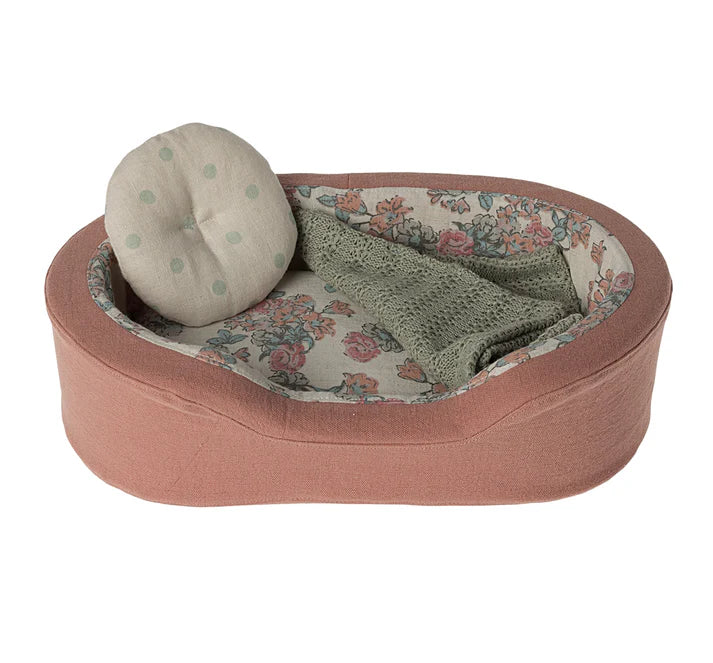Maileg Cosy Basket Small-Coral