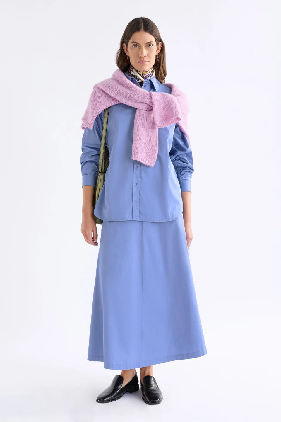 Sol Shirt- Dusk Blue