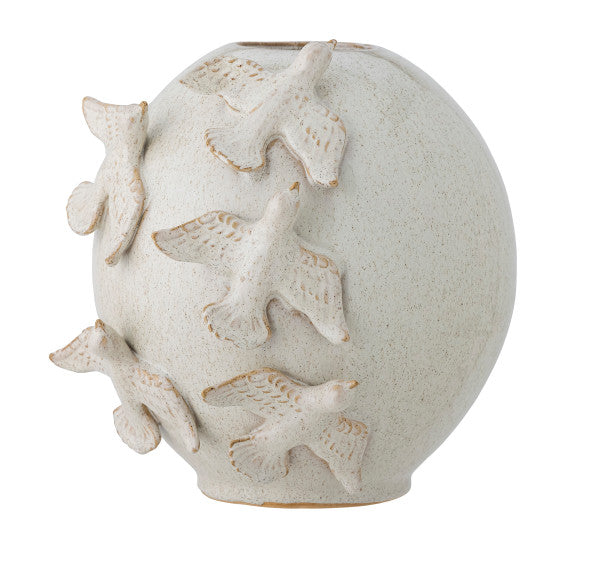 Bloomingville-Creative Collection Abria Ceramic Vase Nature