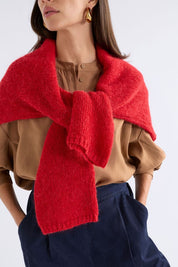 Agna Luna Sweater- Flame Red