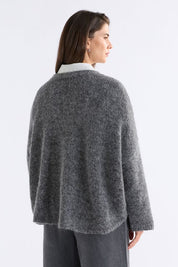 Agna Luna Sweater- Grey Marle