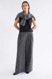 Agna Luna Sweater- Grey Marle
