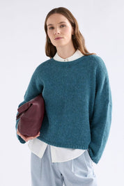 ELK Agna Luna Knit in Stone Blue