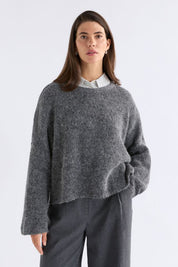 ELK the Label Agna Luna Sweater in Grey Marle