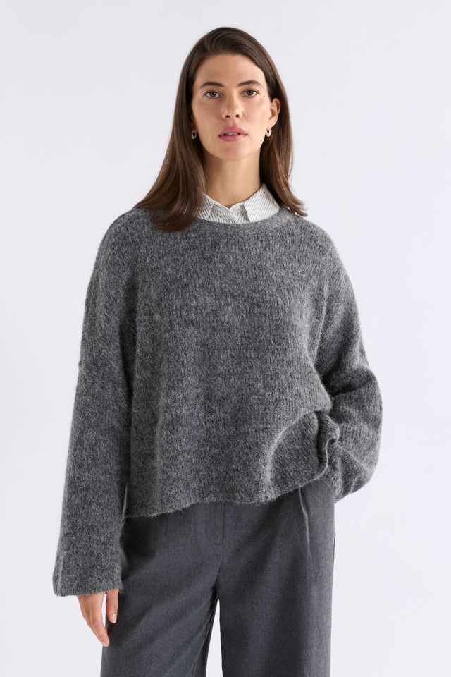 ELK the Label Agna Luna Sweater in Grey Marle