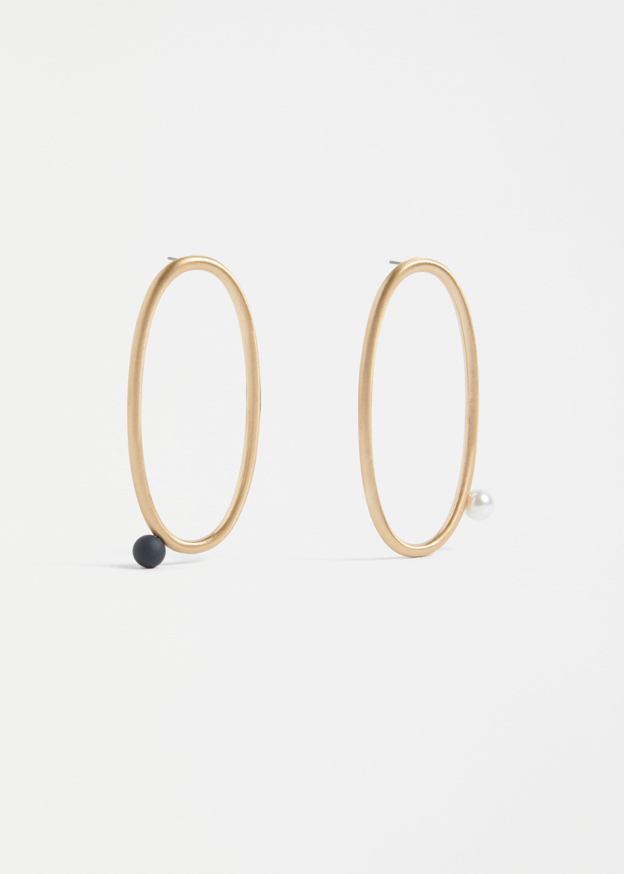 ELK Ahas Drop Earring in Gold