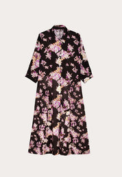 Nancybird Alba Shirt Dress- Hydrangea Pink