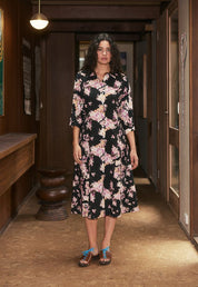 Alba Shirt Dress- Hydrangea Pink
