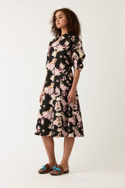 Alba Shirt Dress- Hydrangea Pink