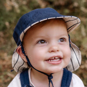 'Lounger' Reversible Flap Sun Hat- Alex