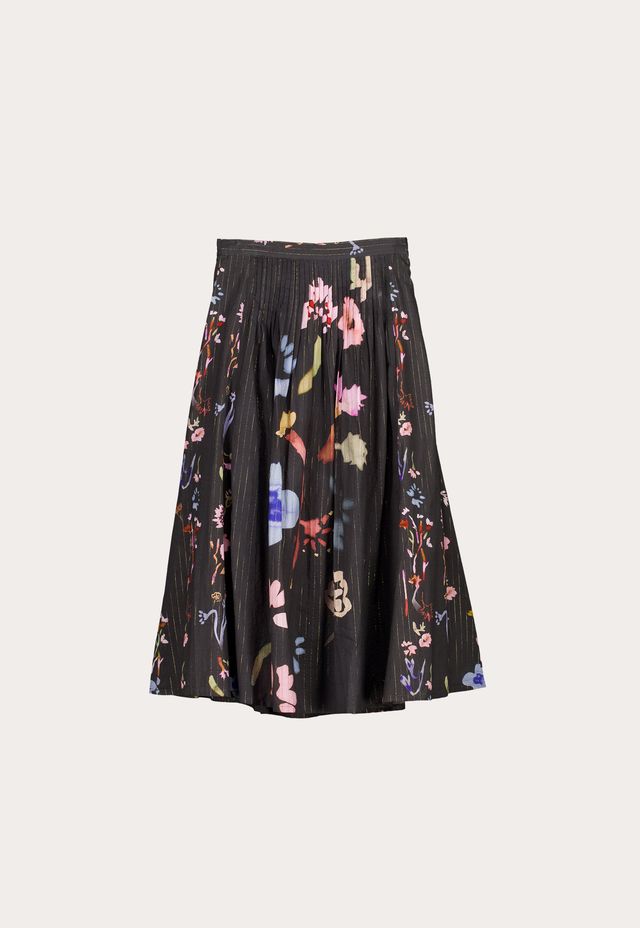 Alma Yorke Skirt- Watercolour Charcoal