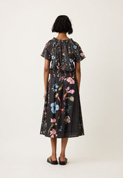 Alma Yorke Skirt- Watercolour Charcoal