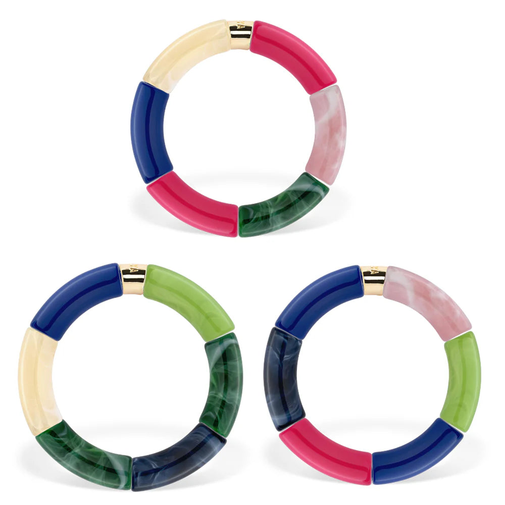 Parabaya Resin Bangles- Amazonia set of 3