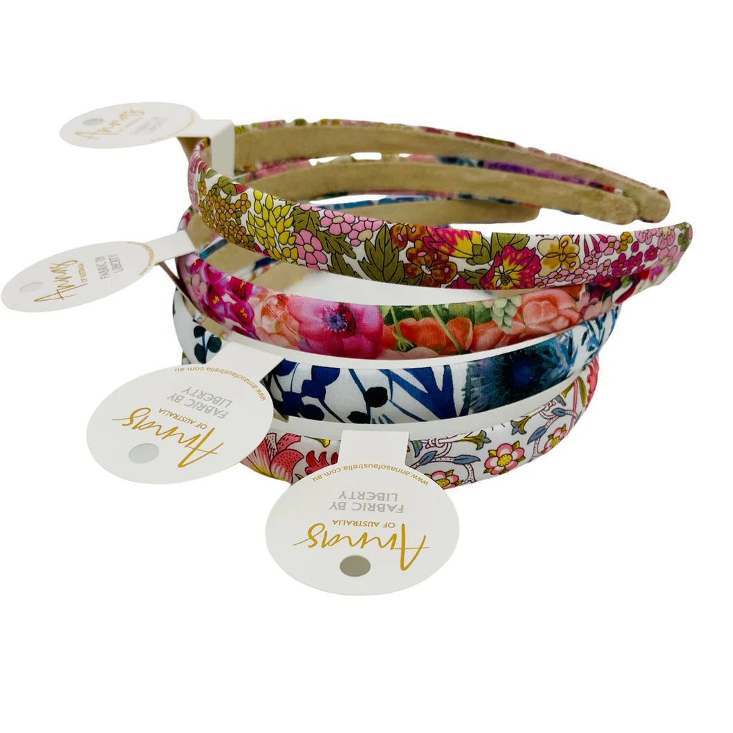 Anna's of Australia Liberty of London Tana Lawn Hairbands-20mm