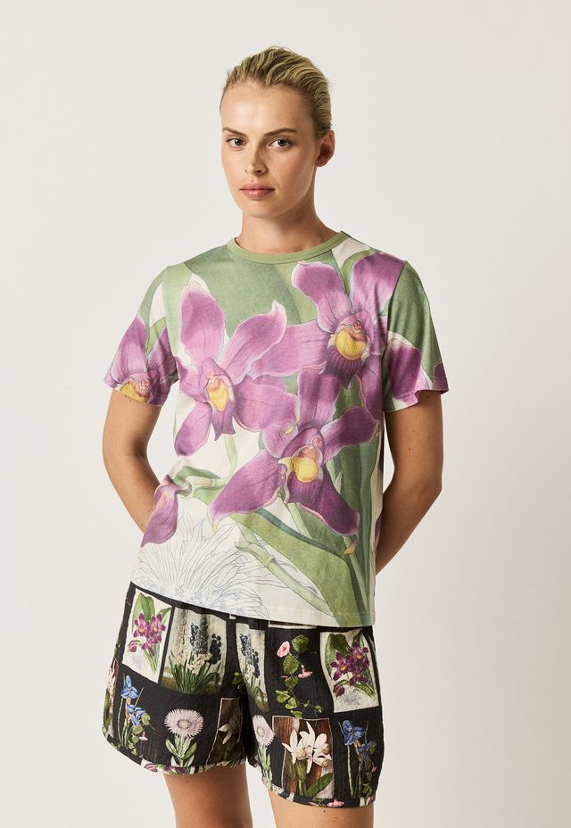 Apollo Tee- Bollea Orchid