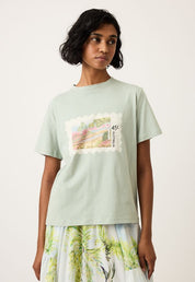 Nancybird Apollo Tee in Postage Stamp Print