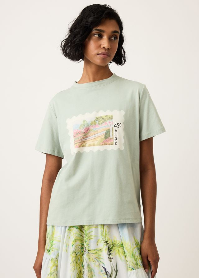 Nancybird Apollo Tee in Postage Stamp Print