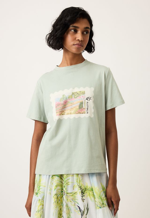 Nancybird Apollo Tee in Postage Stamp Print