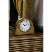 Arched Mantle Clock- Brass Finish