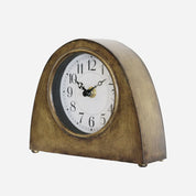 Arched Mantle Clock- Brass Finish