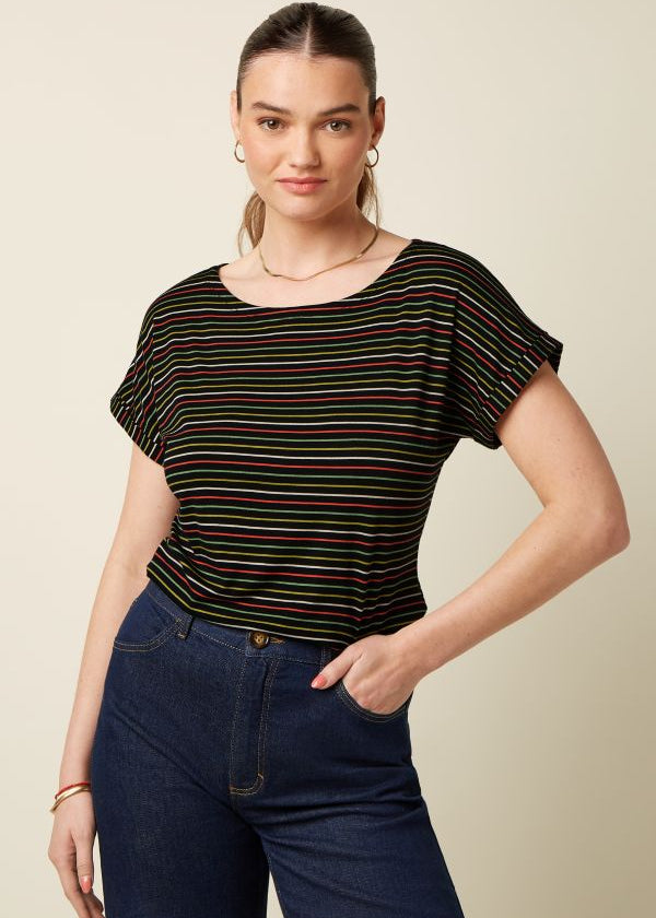 King Louie Aria Top in Menchini Stripe
