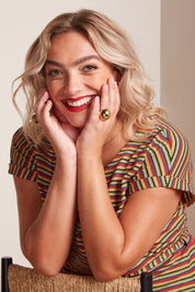 Aria Tunic Dress- Beebop Stripe