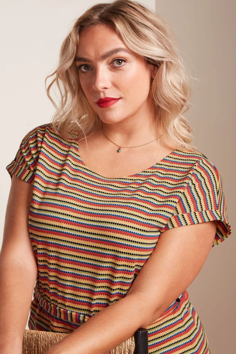 Aria Tunic Dress- Beebop Stripe