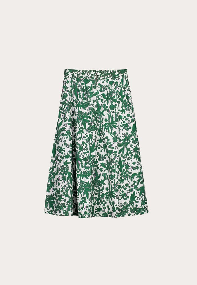 Nancybird Aries Skirt in Parsley Print