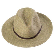 Borsalino Hat with Leather Strap-Army