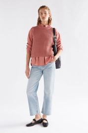 Arp Cotton Vest- Clay Pink