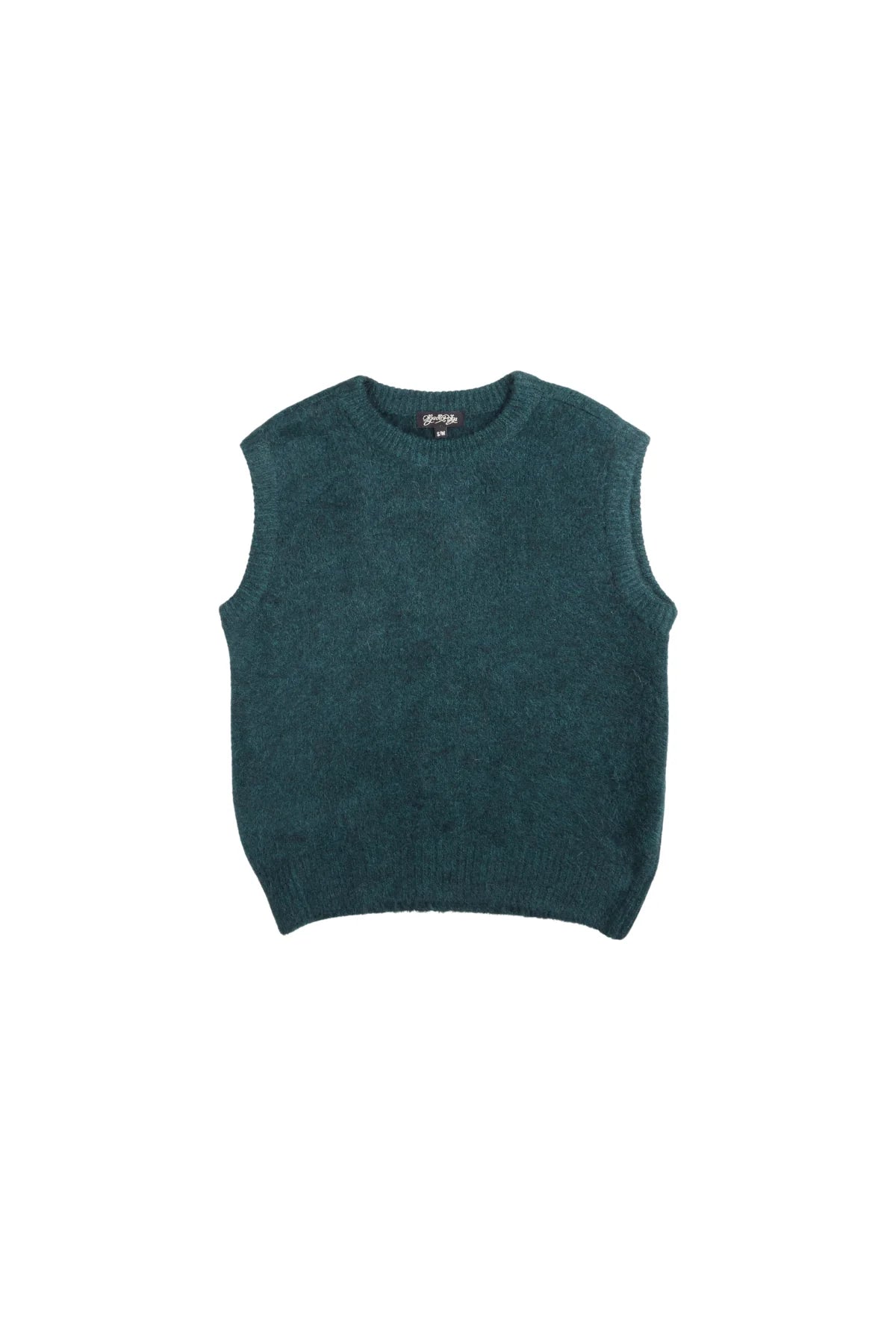 Aspen Round Neck Vest- Forest