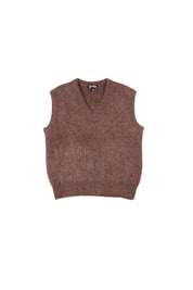 Aspen V- Neck Vest- Chocolate