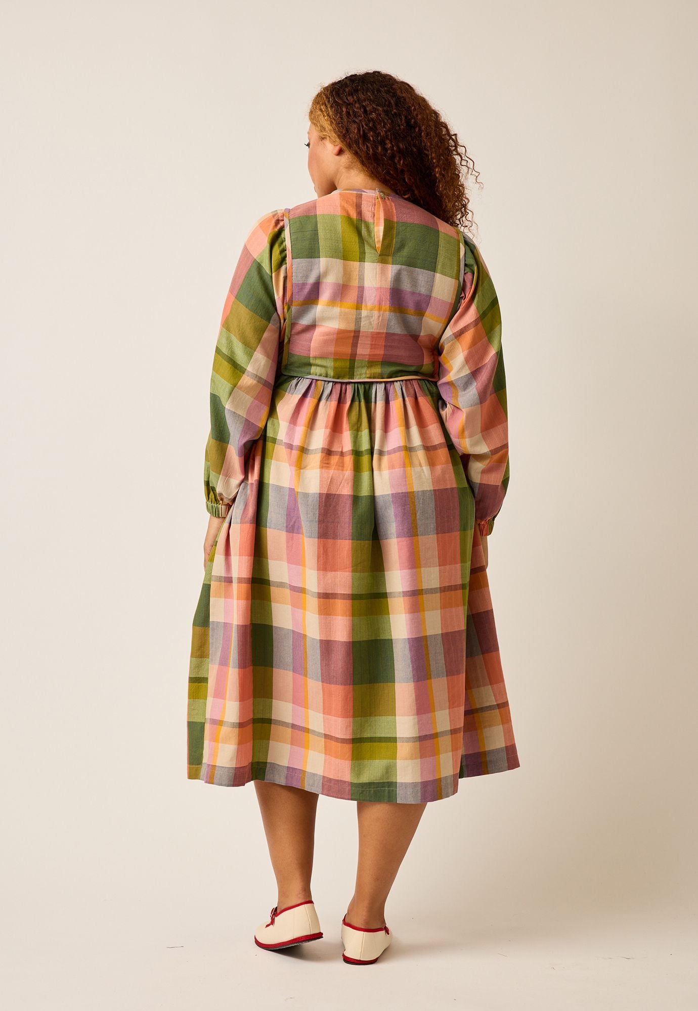 Athena Dress- Spice Check