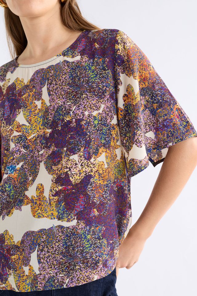 Aube Top- Lantis Print