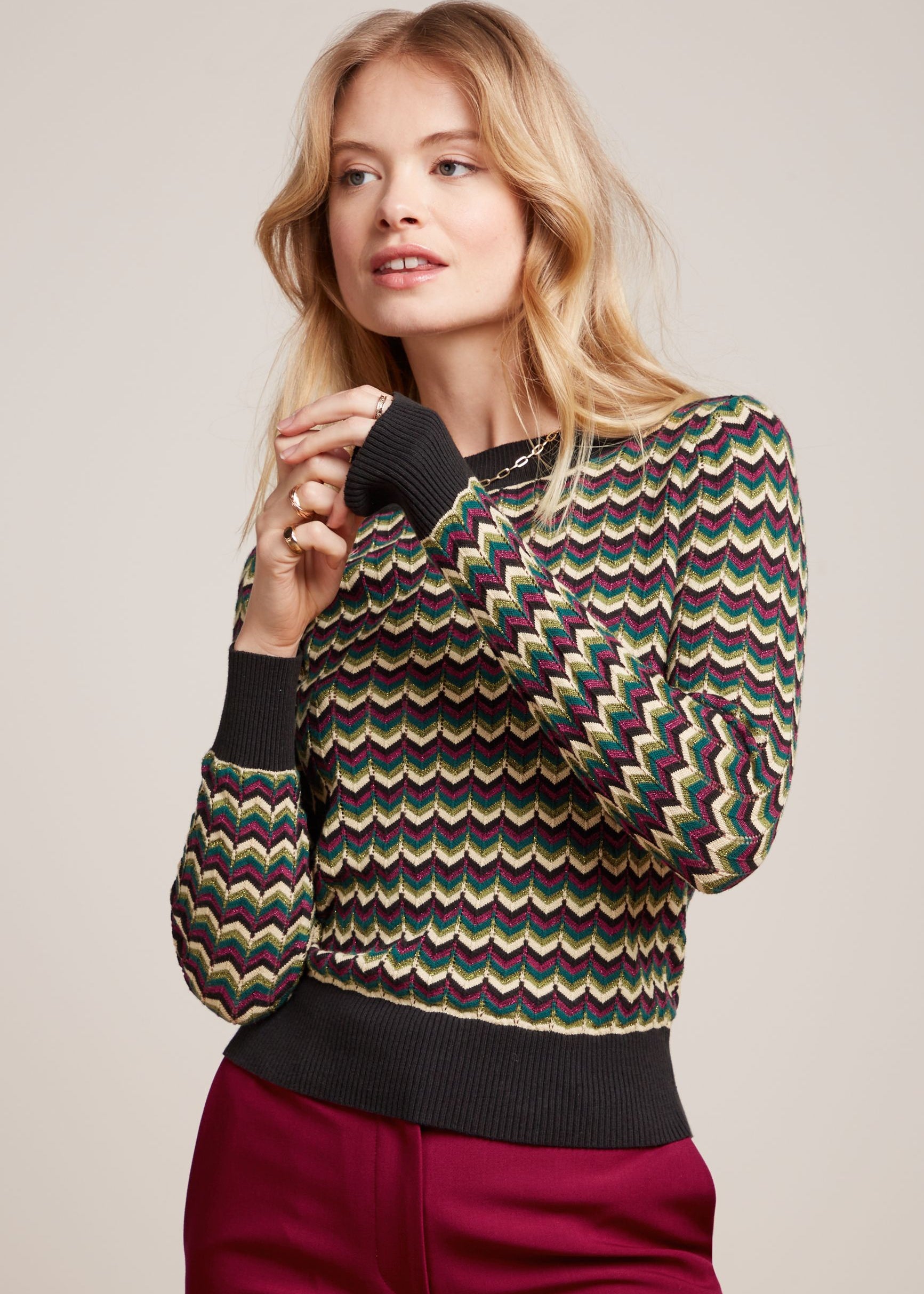 King Louie Audrey Top in Woogie print