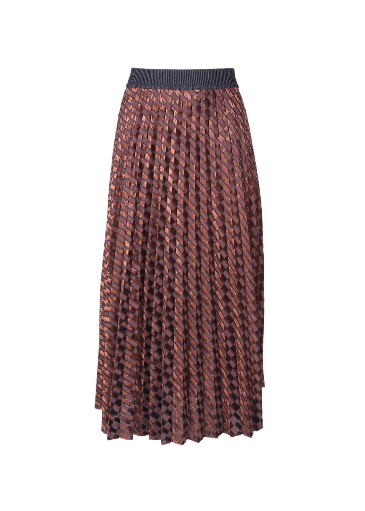AuraPleatedSkirtChocolate.webp