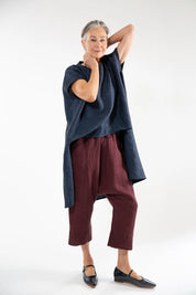 Aurora Top- Navy