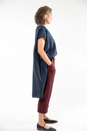 Aurora Top- Navy